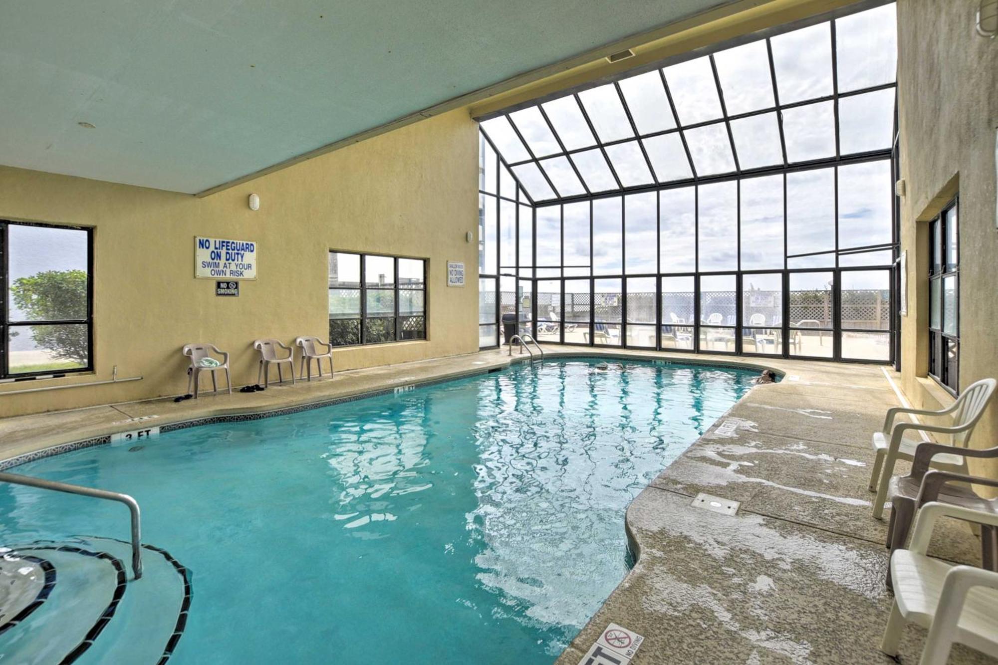 Oceanfront North Myrtle Beach Condo With Indoor Pool المظهر الخارجي الصورة