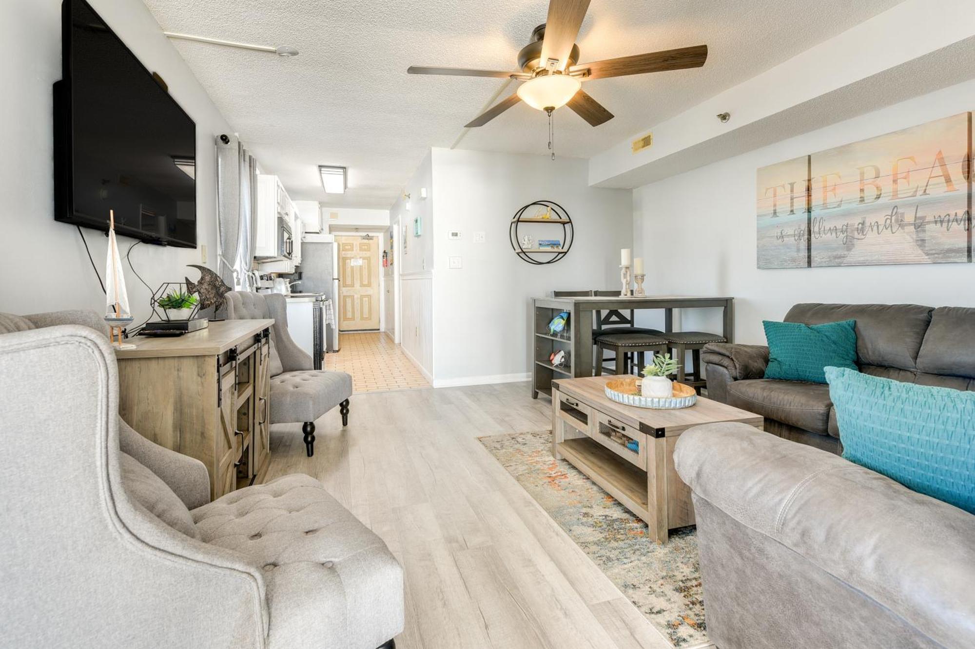 Oceanfront North Myrtle Beach Condo With Indoor Pool المظهر الخارجي الصورة
